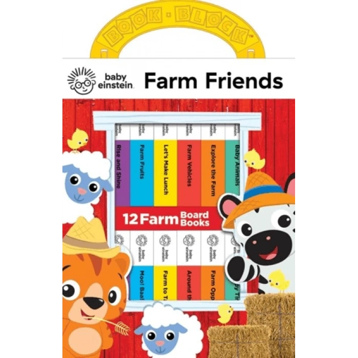 Baby Einstein: Farm Animals My First Library 12 Board Book Set