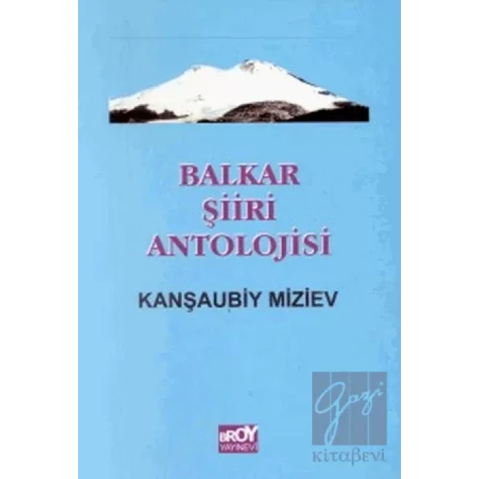 Balkar Şiiri Antolojisi