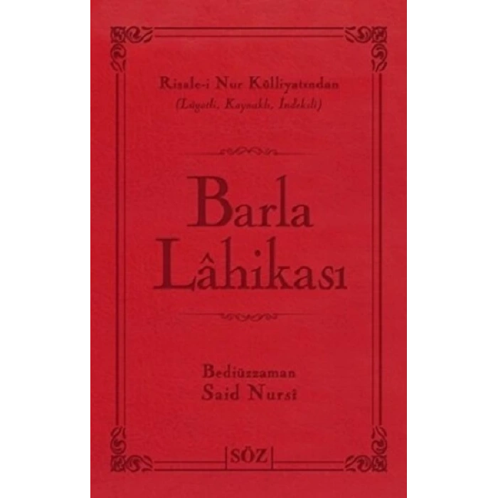 Barla Lahikası (Ciltli)