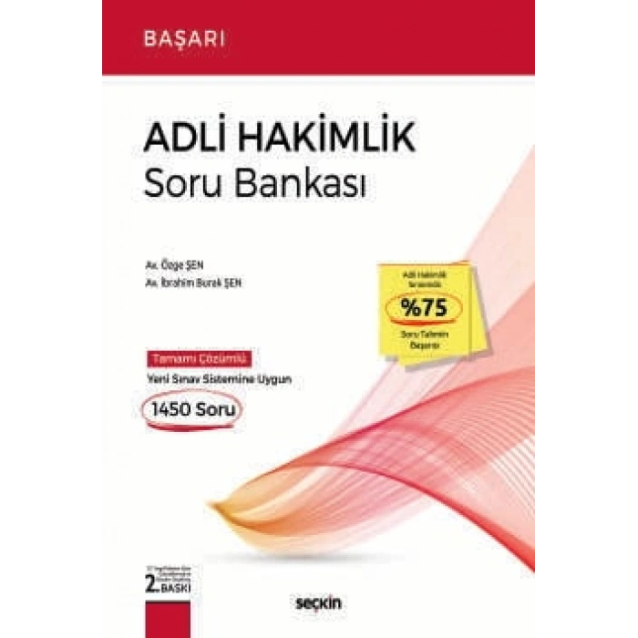 BAŞARI – Adli Hakimlik Soru Bankası