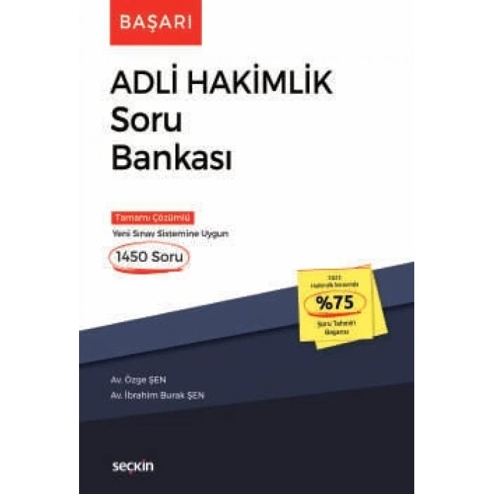 BAŞARI – Adli Hakimlik Soru Bankası