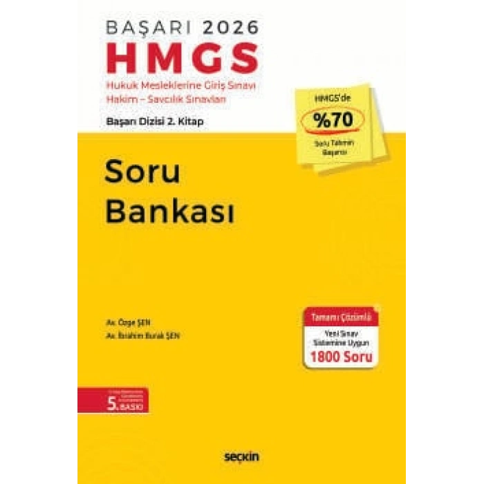 BAŞARI – HMGS Soru Bankası Başarı Dizisi 2. Kitap