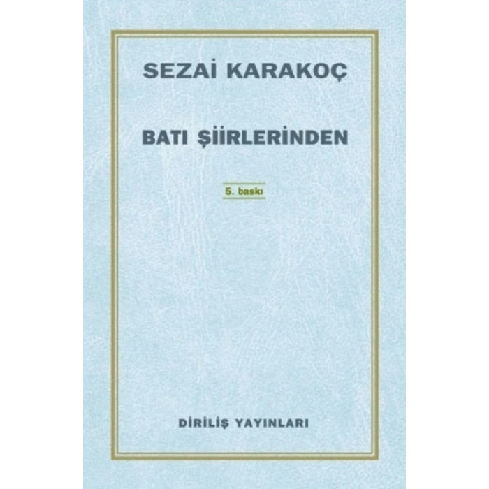 Batı Şiirlerinden Çeviriler