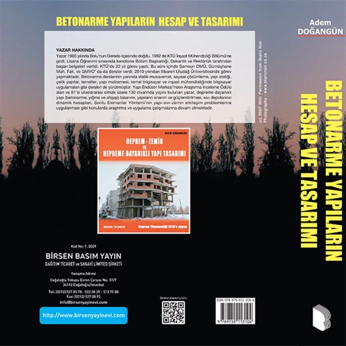 Betonarme Yapıların Hesap ve Tasarımı / Adem Doğangün