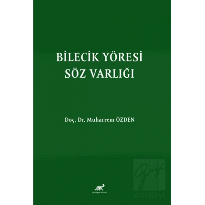 Bilecik Yöresi Söz Varlığı