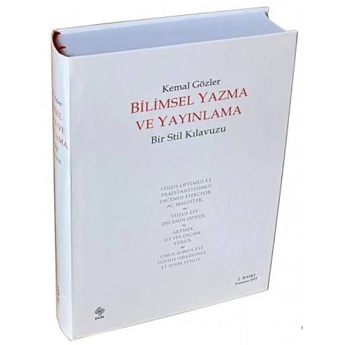 Bilimsel Yazma ve Yayınlama Bir Stil Kılavuzu ( Ciltli ) Kemal Gözler