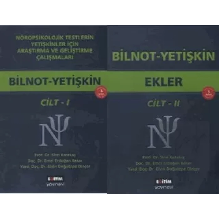 Bilnot - Yetişkin (2 Cilt Takım)