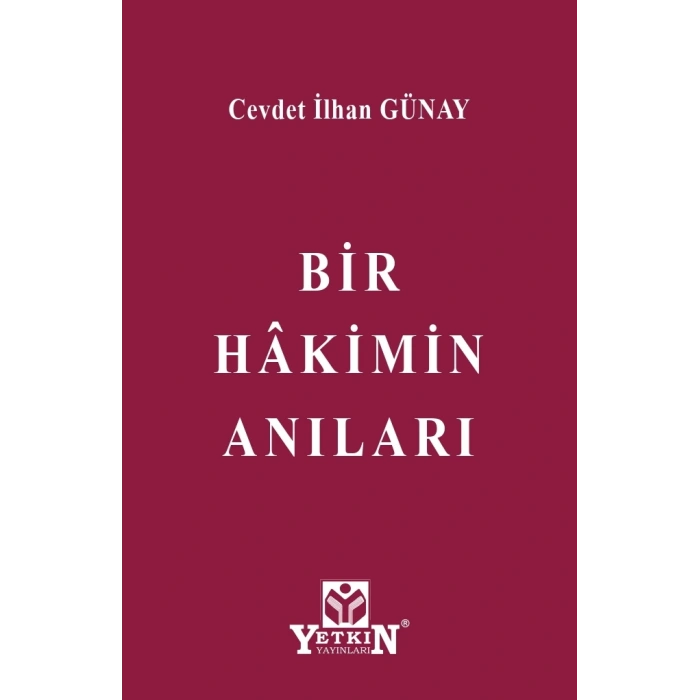 Bir Hâkimin Anıları