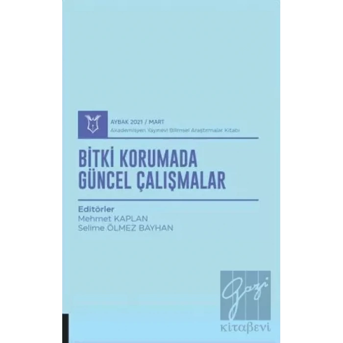 Bitki Korumada Güncel Çalışmalar (AYBAK 2021 Mart)