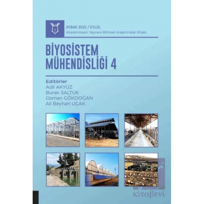 Biyosistem Mühendisliği IV - Aybak 2022 Eylül