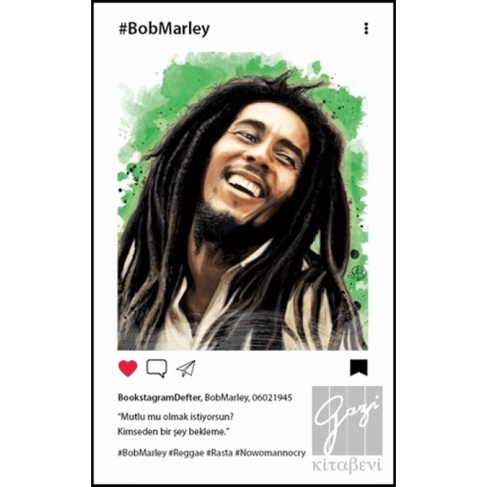 Bob Marley Bookstagram Defter