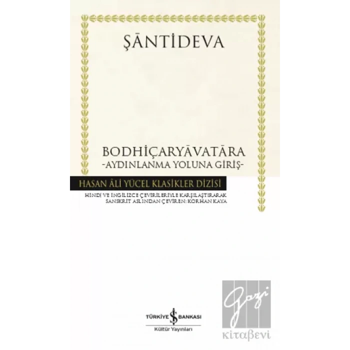 Bodhiçaryavatara - Aydınlanma Yoluna Giriş (Ciltli)