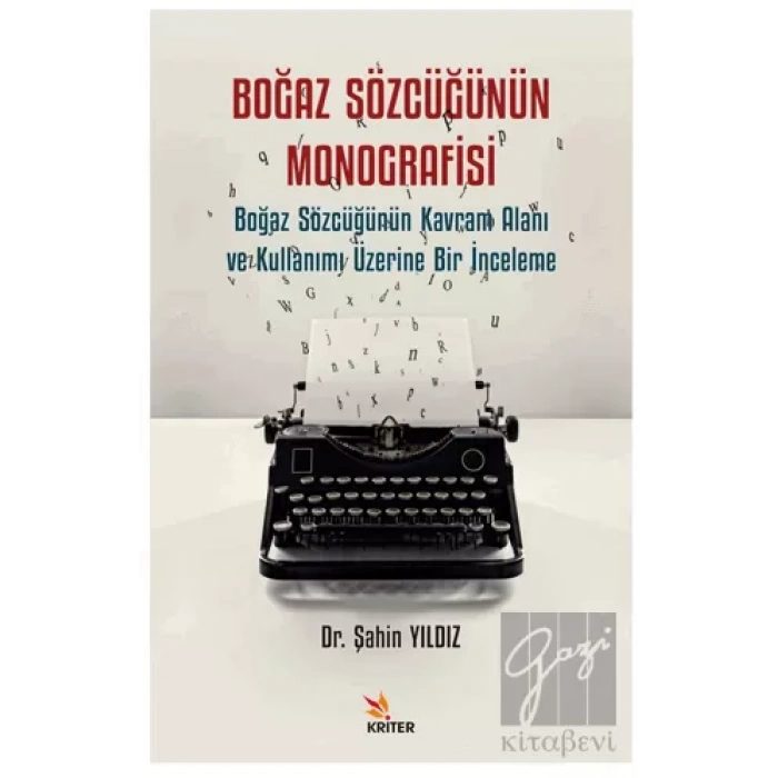Boğaz Sözcüğünün Monografisi