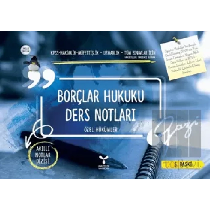 Borçlar Hukuku Ders Notları