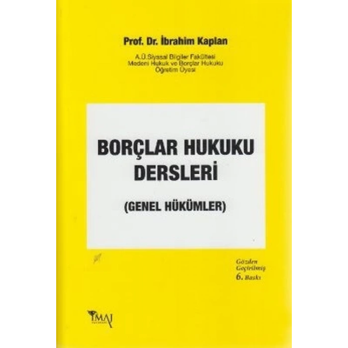 Borçlar Hukuku Dersleri