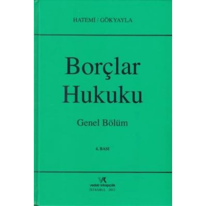 BORÇLAR HUKUKU GENEL BÖLÜM / HATEMİ / 2017