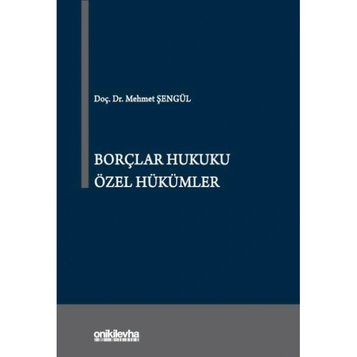 Borçlar Hukuku Özel Hükümler