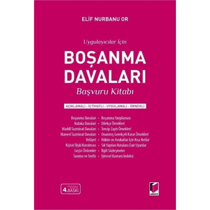 Boşanma Davaları Başvuru Kitabı