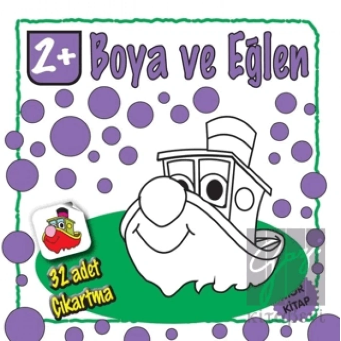 Boya ve Eğlen - Mor Kitap - 32 Adet Çıkartma