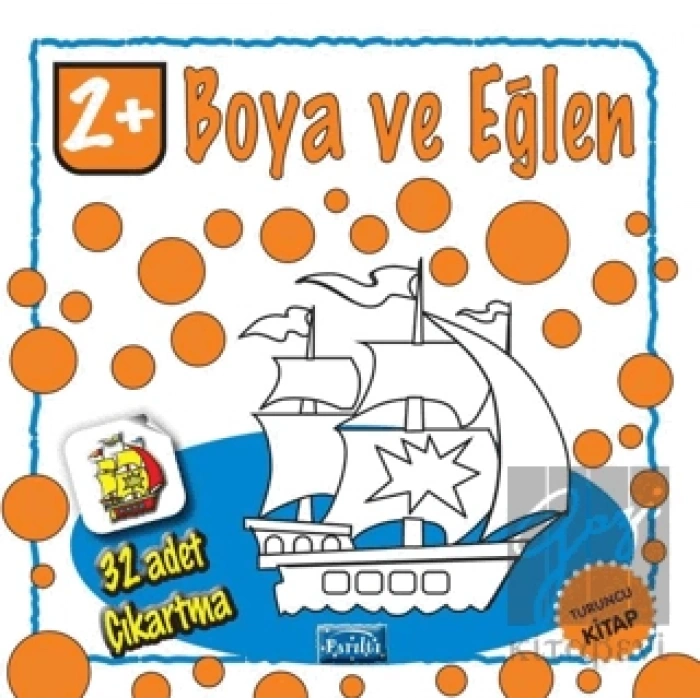 Boya ve Eğlen - Turuncu Kitap - 32 Adet Çıkartma