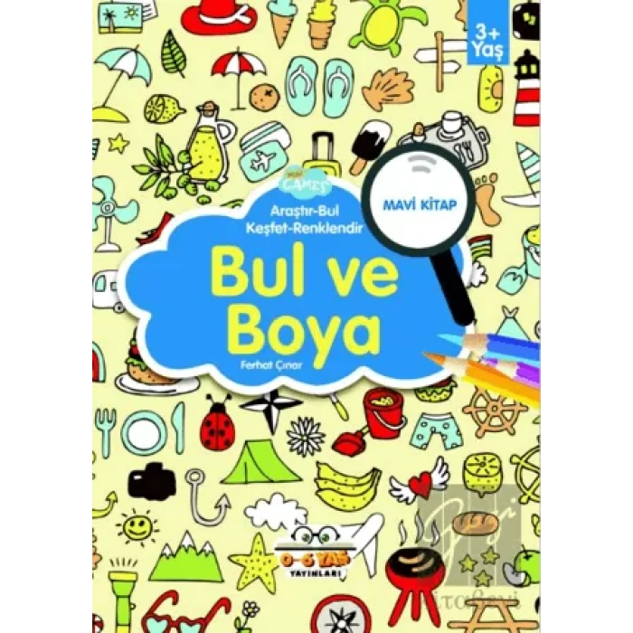 Bul ve Boya - Mavi Kitap