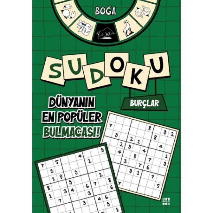 Burçlar Sudoku - Boğa (Kalem Hediyeli)