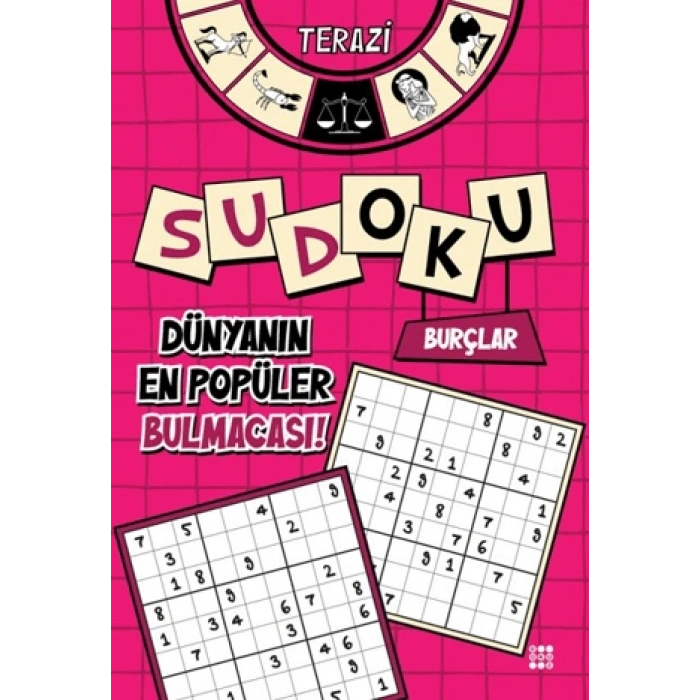 Burçlar Sudoku - Terazi (Kalem Hediyeli)