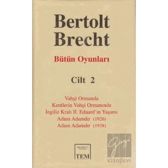 Bütün Oyunları Cilt 2: Bertolt Brecht