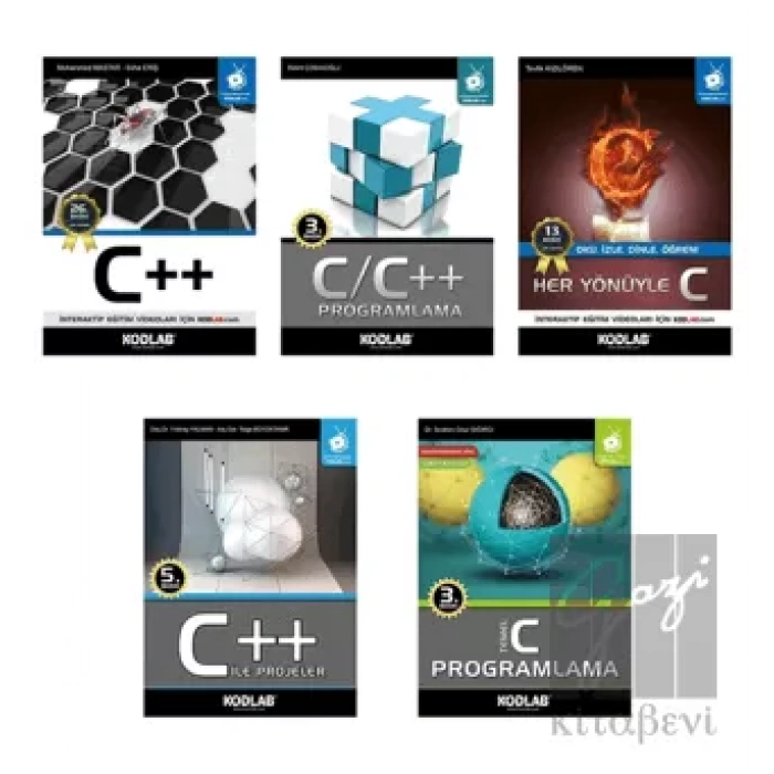 C/C++ Programlama Seti 2 (5 Kitap Takım)