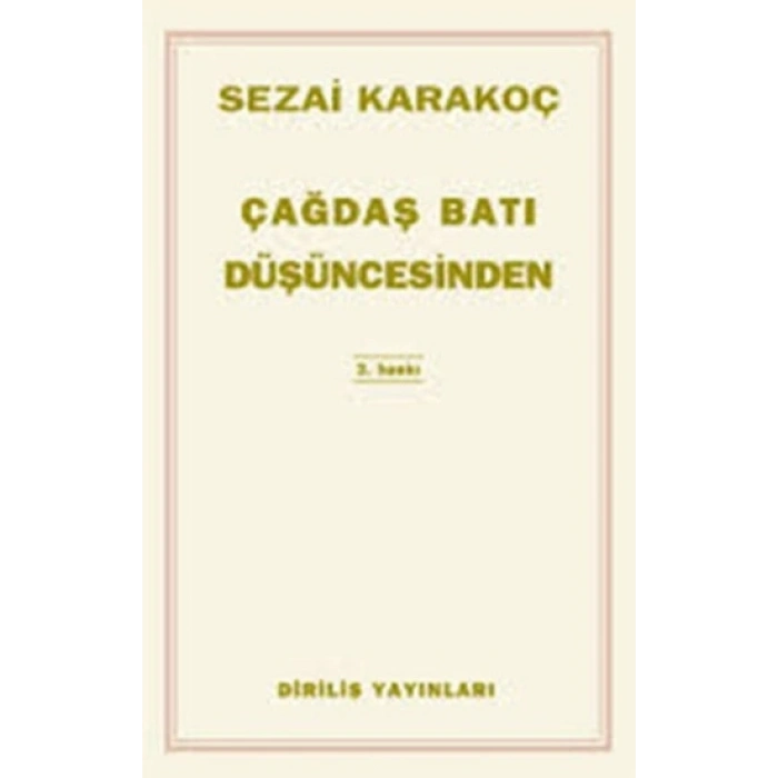 Çağdaş Batı Düşüncesinden Çeviriler