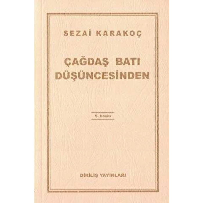 Çağdaş Batı Düşüncesinden Çeviriler