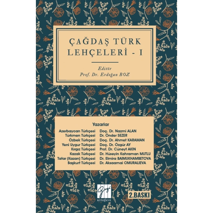 Çağdaş Türk Lehçeleri I - Prof. Dr. Erdoğan Boz