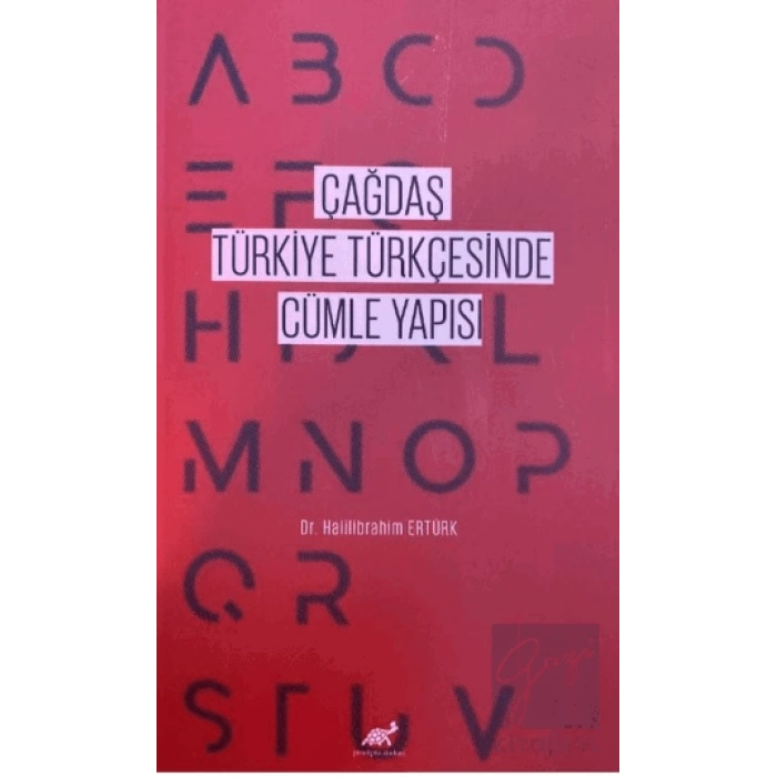 Çağdaş Türkiye Türkçesinde Cümle Yapısı