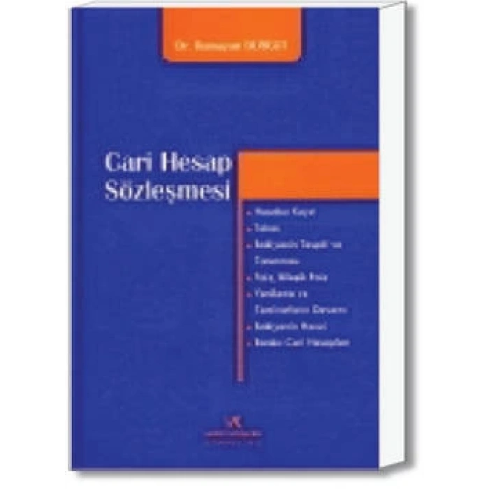 CARİ HESAP SÖZLEŞMESİ  /  RAMAZAN DURGUT - 2012