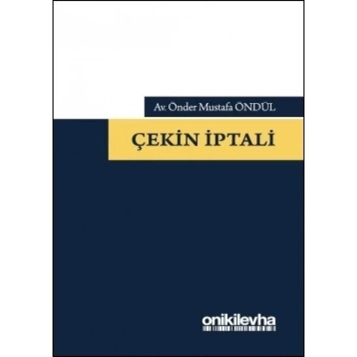 Çekin İptali