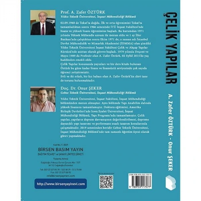 Çelik Yapılar / Prof. A. Zafer Öztürk, Doç. Dr. Onur Şeker