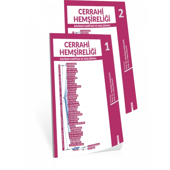 Cerrahi Hemşireliği Kavram Haritası Ve Akış Şemalı (2 Kitap) - Mevlüde Karadağ