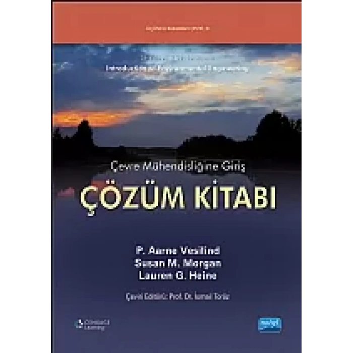 Çevre Mühendisliğine Giriş ÇÖZÜM KİTABI - SI 3. Basım  - INTRODUCTION TO ENVIRONMENTAL ENGINEERING  - 3TH Edition, SI Solution Manual