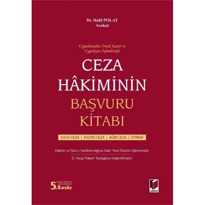 Ceza Hakiminin Başvuru Kitabı