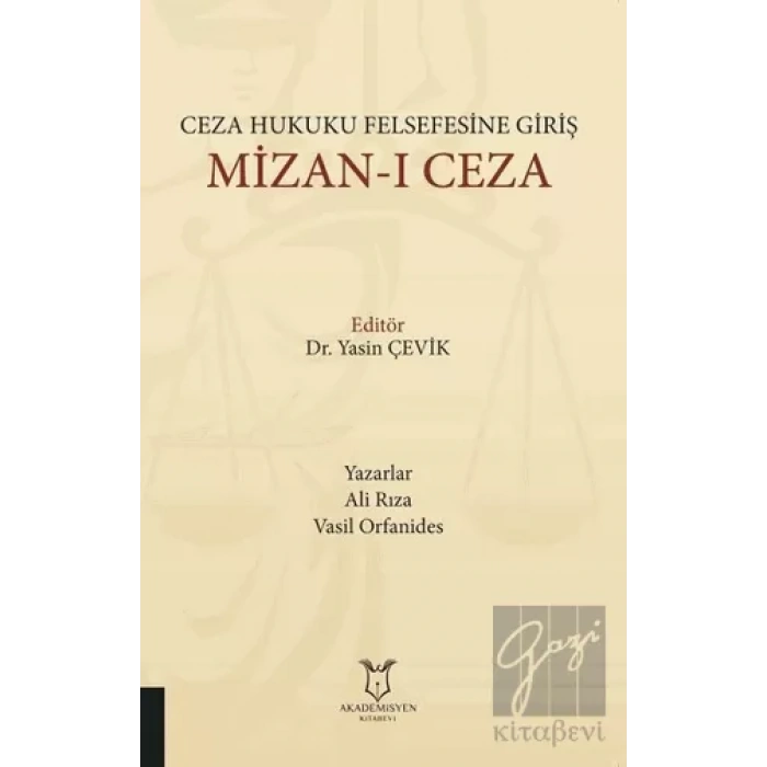 Ceza Hukuku Felsefesine Giriş Mizan-ı Ceza