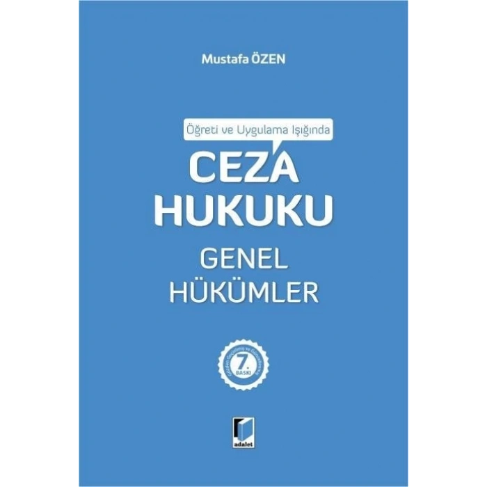 Ceza Hukuku Genel Hükümler