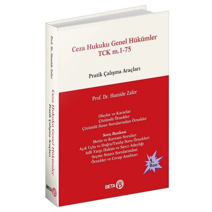 Ceza Hukuku Genel Hükümler TCK m.1-75 Pratik