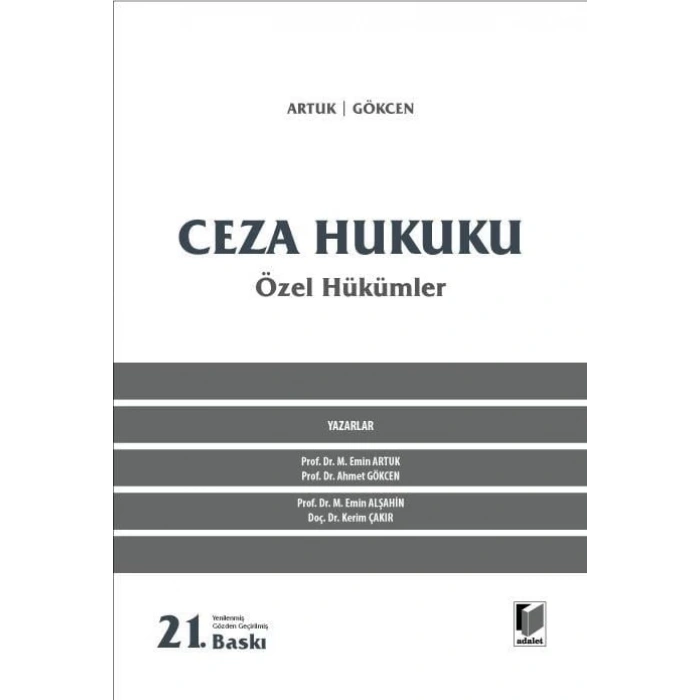 Ceza Hukuku (Özel Hükümler)