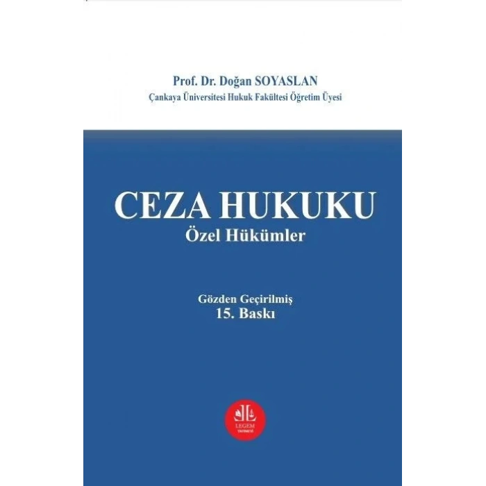 Ceza Hukuku Özel Hükümler