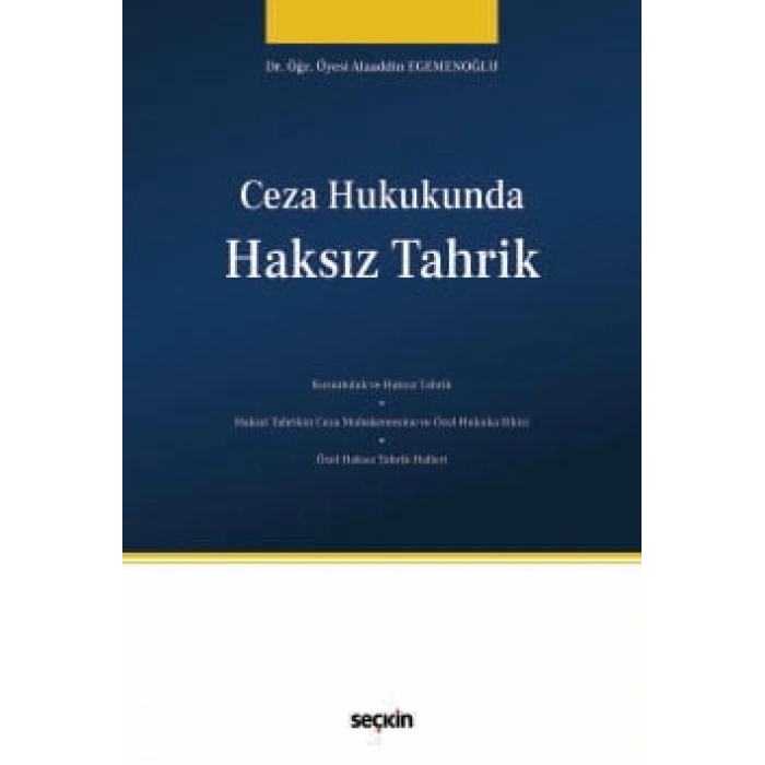 Ceza Hukukunda Haksız Tahrik