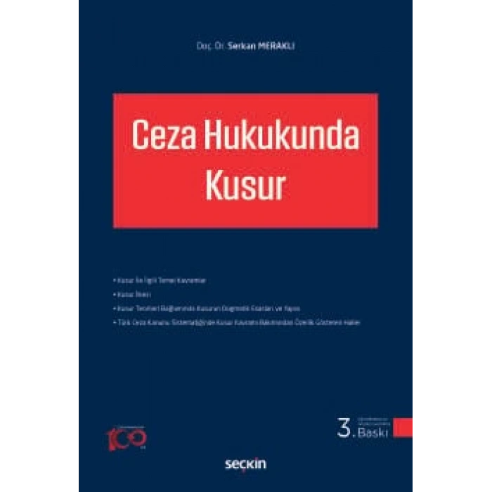 Ceza Hukukunda Kusur