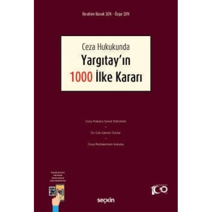 Ceza Hukukunda Yargıtay'ın 1000 İlke Kararı