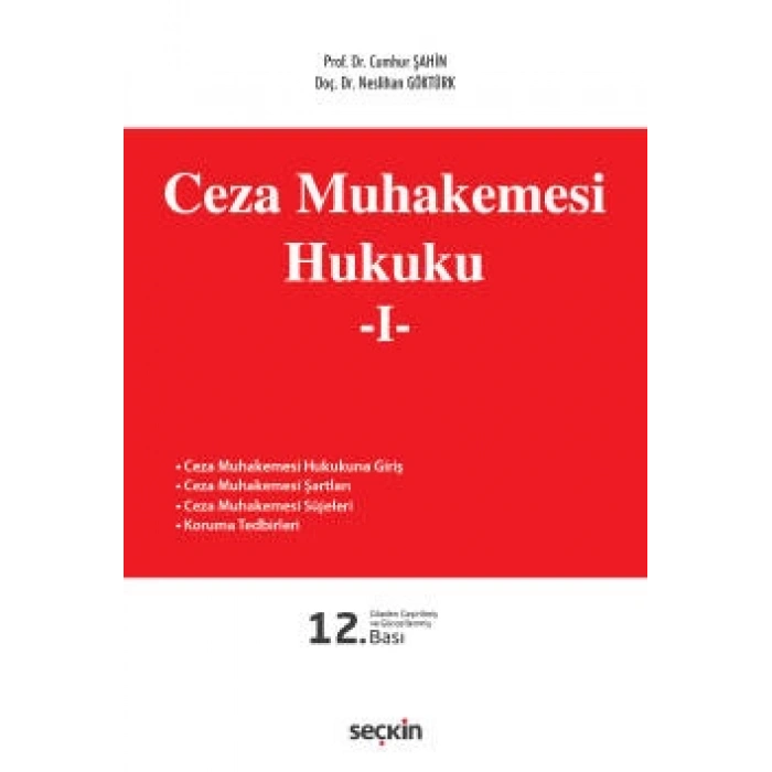 Ceza Muhakemesi Hukuku – 1