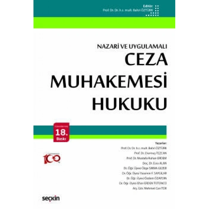 Ceza Muhakemesi Hukuku (Nazari ve Uygulamalı)