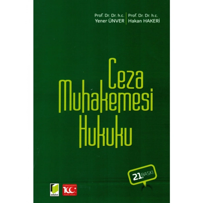 Ceza Muhakemesi Hukuku - Hakan Hakeri